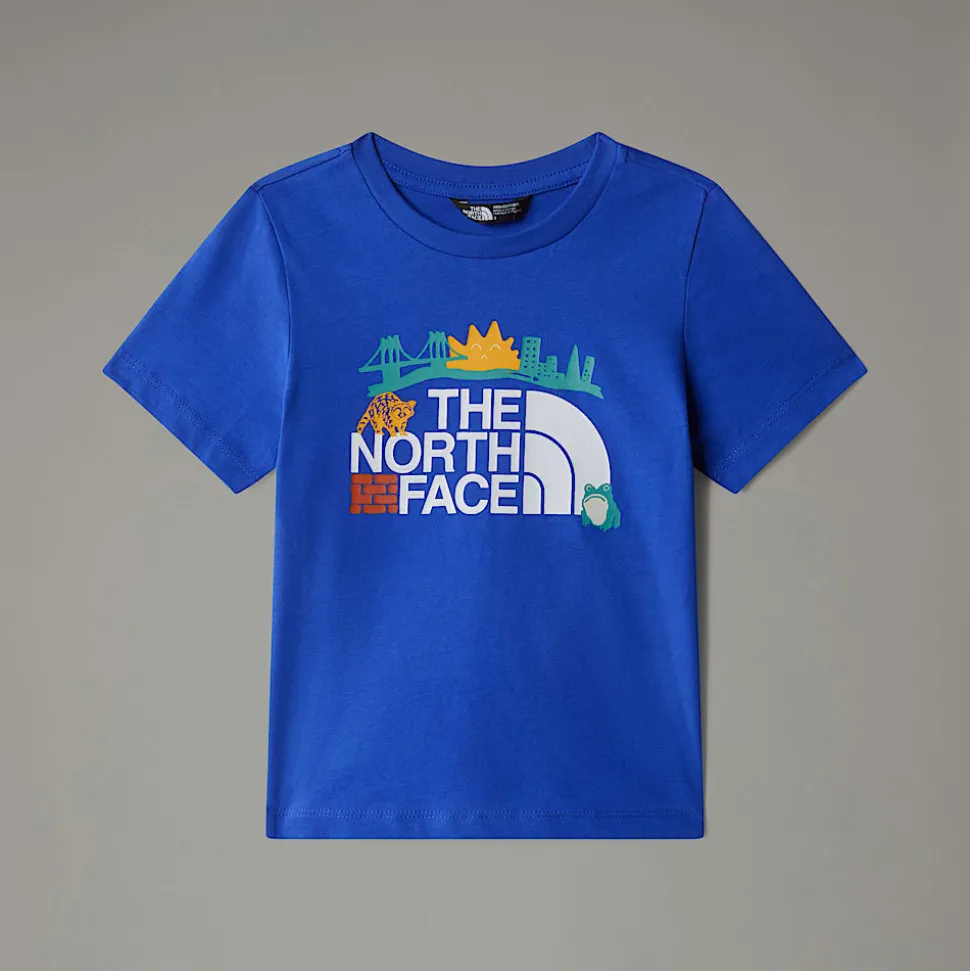 Camiseta Con Estampado Gráfico Trail Map Para Niños