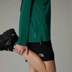 Camiseta De Manga Larga Con Cremallera De 1/4 Never Stop Para Jóvenes