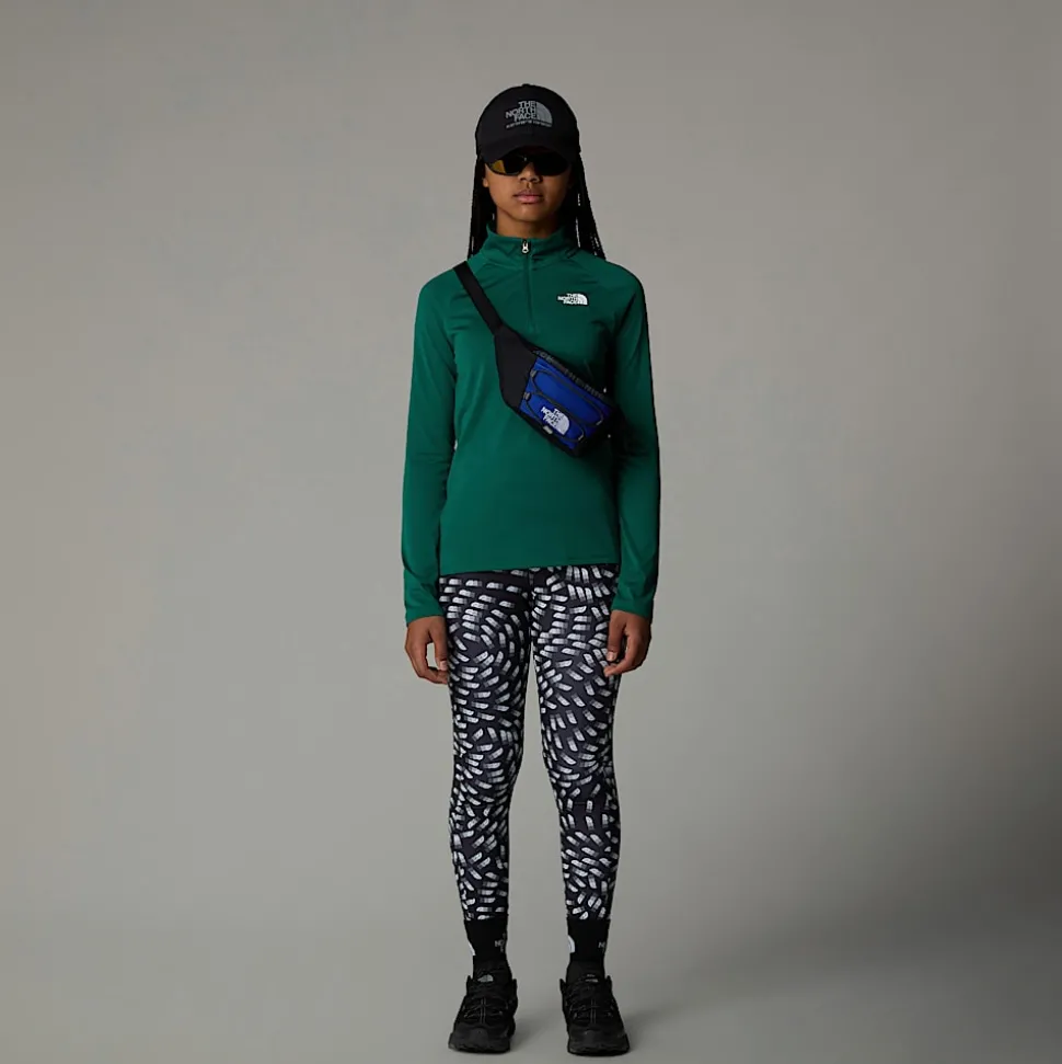 Camiseta De Manga Larga Con Cremallera De 1/4 Never Stop Para Jóvenes