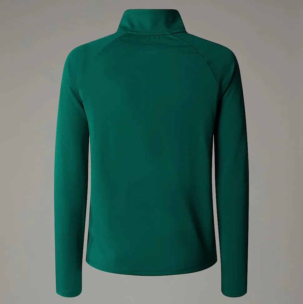 Camiseta De Manga Larga Con Cremallera De 1/4 Never Stop Para Jóvenes