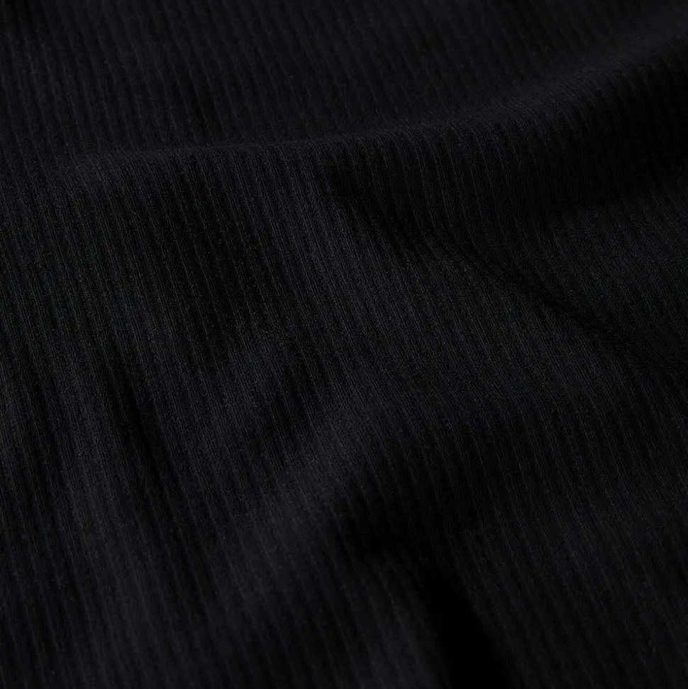 Camiseta De Manga Larga Con Cuello Alto Para Mujer