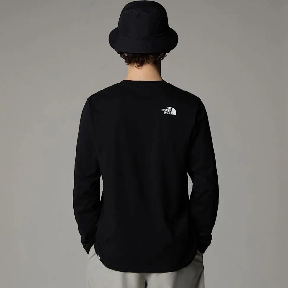 Camiseta De Manga Larga Simple Dome Para Hombre