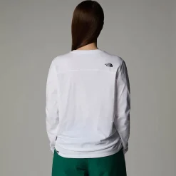 Camiseta De Manga Larga Simple Dome Para Mujer