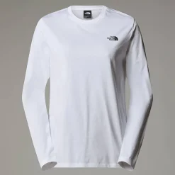 Camiseta De Manga Larga Simple Dome Para Mujer