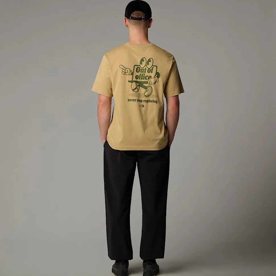 Camiseta Holgada Cartoon Para Hombre