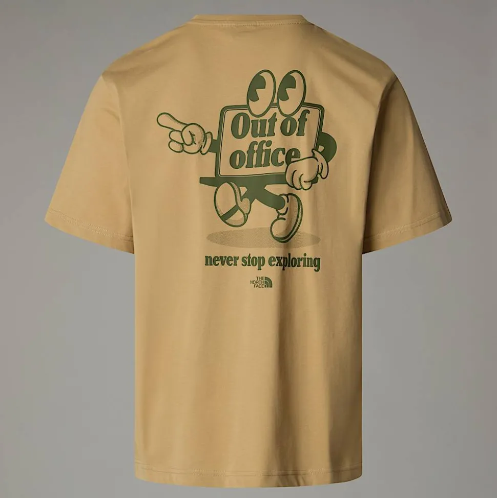 Camiseta Holgada Cartoon Para Hombre