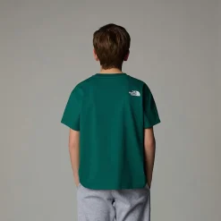 Camiseta Holgada Con Estampado Gráfico Varsity Para Jóvenes