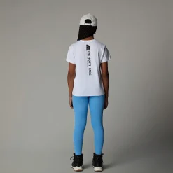 Camiseta Holgada Con Estampado Gráfico Vertical Para Niña