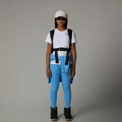 Camiseta Holgada Con Estampado Gráfico Vertical Para Niña