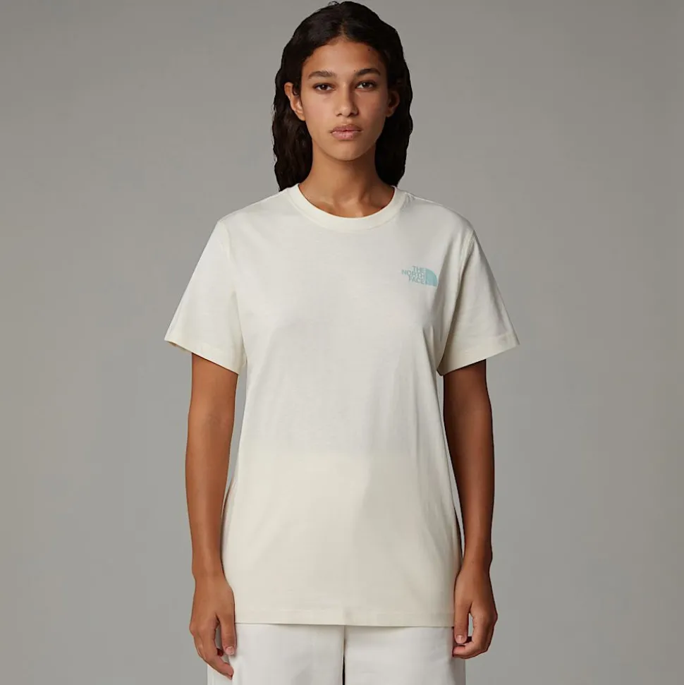 Camiseta Holgada Con Estampado Gráfico Redbox Para Mujer