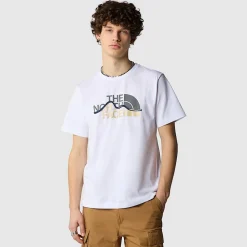 Camiseta Mountain Line Para Hombre