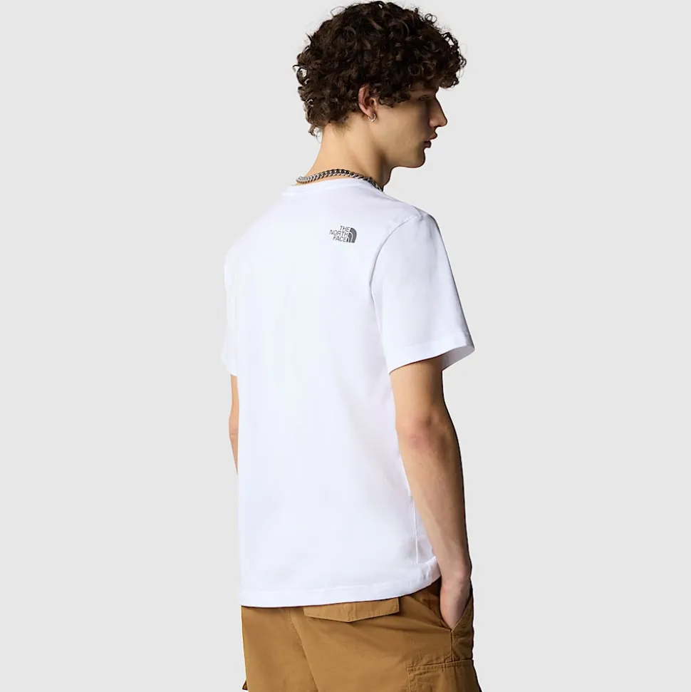 Camiseta Mountain Line Para Hombre