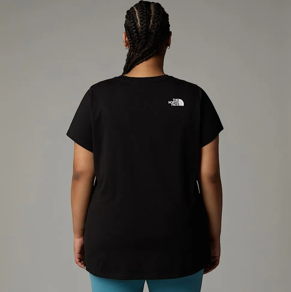 Camiseta Simple Dome De Talla Grande Para Mujer