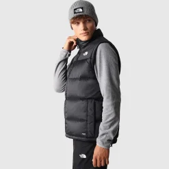 Chaleco Con Relleno De Plumón Diablo Para Hombre