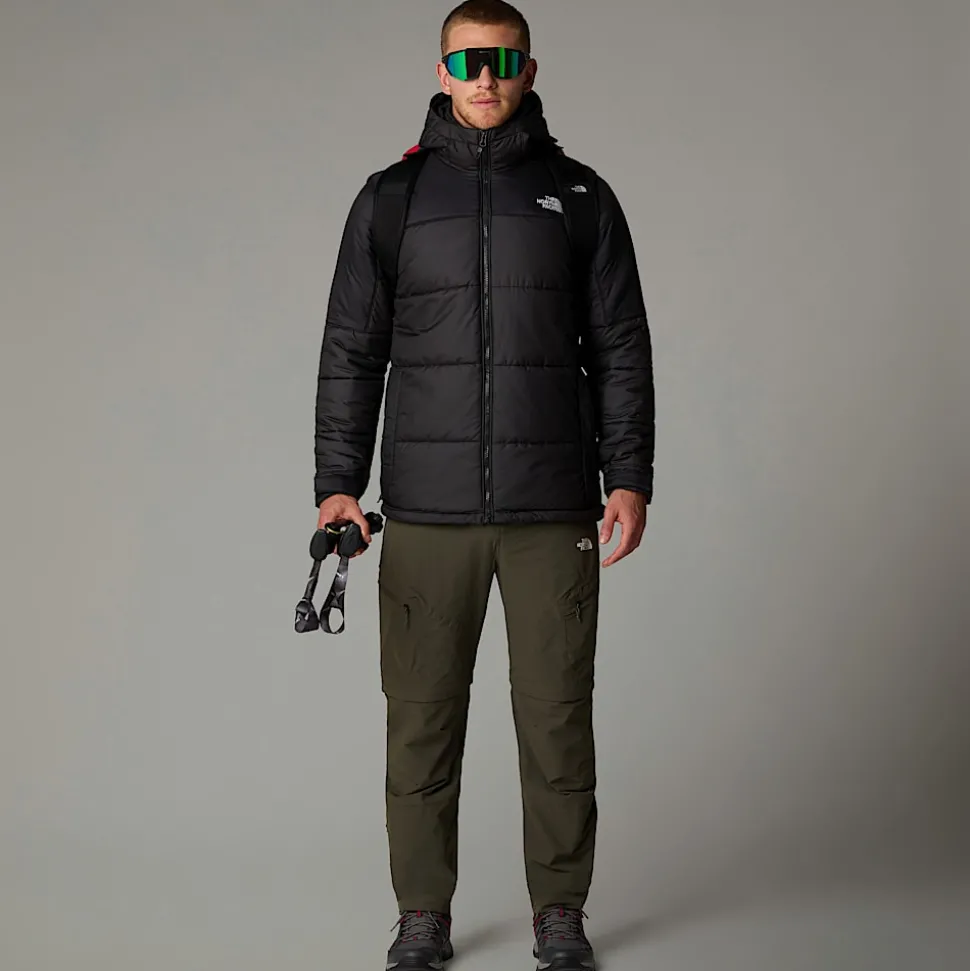 Chaqueta Con Capucha Y Aislamiento Térmico Sintético Circular Para Hombre