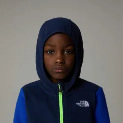 Chaqueta Polar Con Capucha Y Cremallera Integral Glacier Para Niños