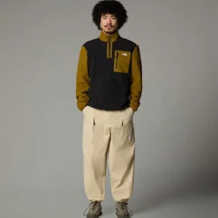 Chaqueta Polar Con Cremallera De 1/4 Yumiori Para Hombre