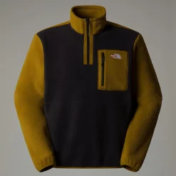 Chaqueta Polar Con Cremallera De 1/4 Yumiori Para Hombre