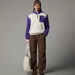 Chaqueta Polar Con Cremallera De 1/4 Yumiori Para Mujer