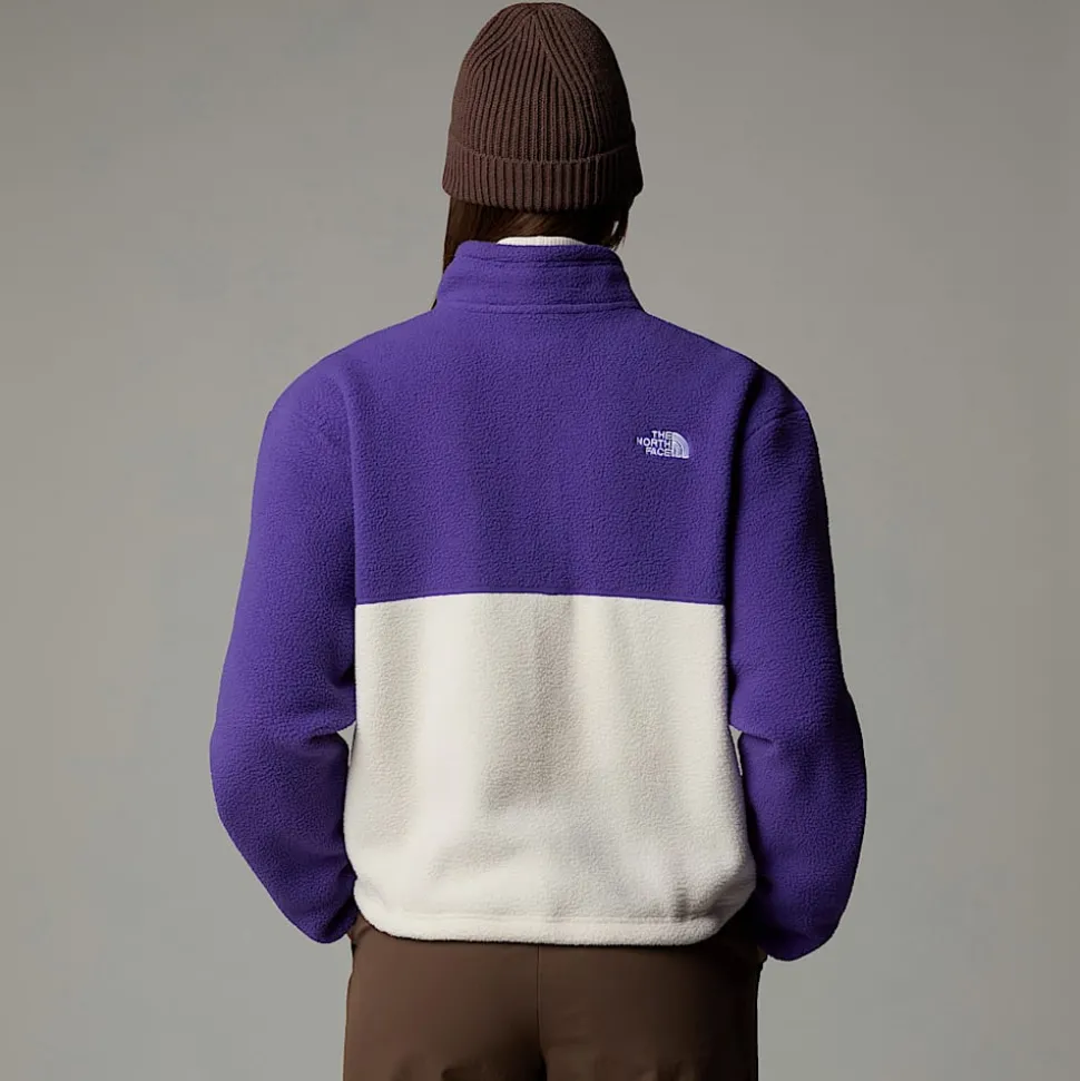 Chaqueta Polar Con Cremallera De 1/4 Yumiori Para Mujer