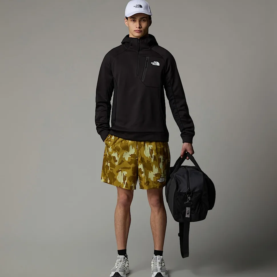 Forro Polar Con Capucha Y Cremallera De 1/4 Para Hombre