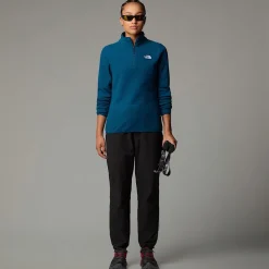 Forro Polar Con Cremallera De 1/4 Glacier 100 Para Mujer