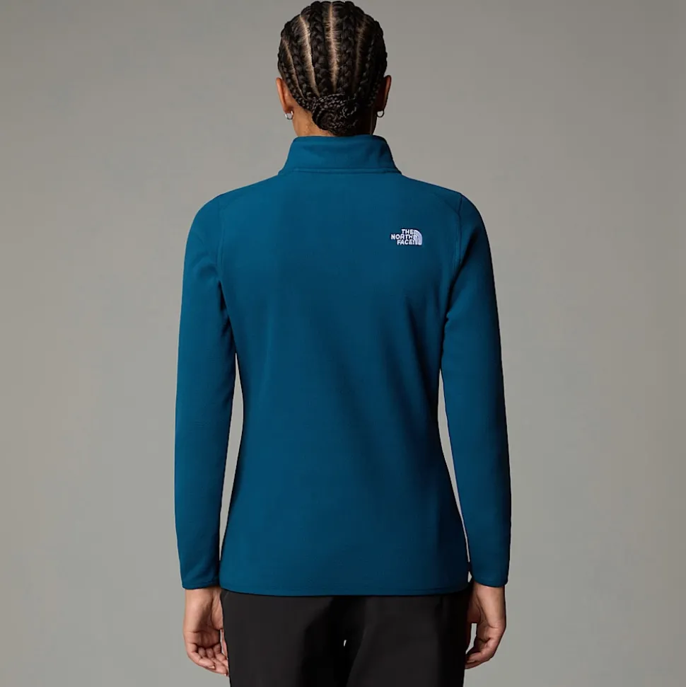 Forro Polar Con Cremallera De 1/4 Glacier 100 Para Mujer