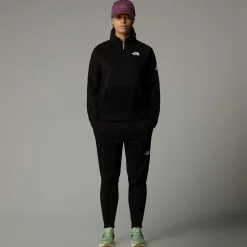 Forro Polar Con Cremallera De 1/4 Para Mujer