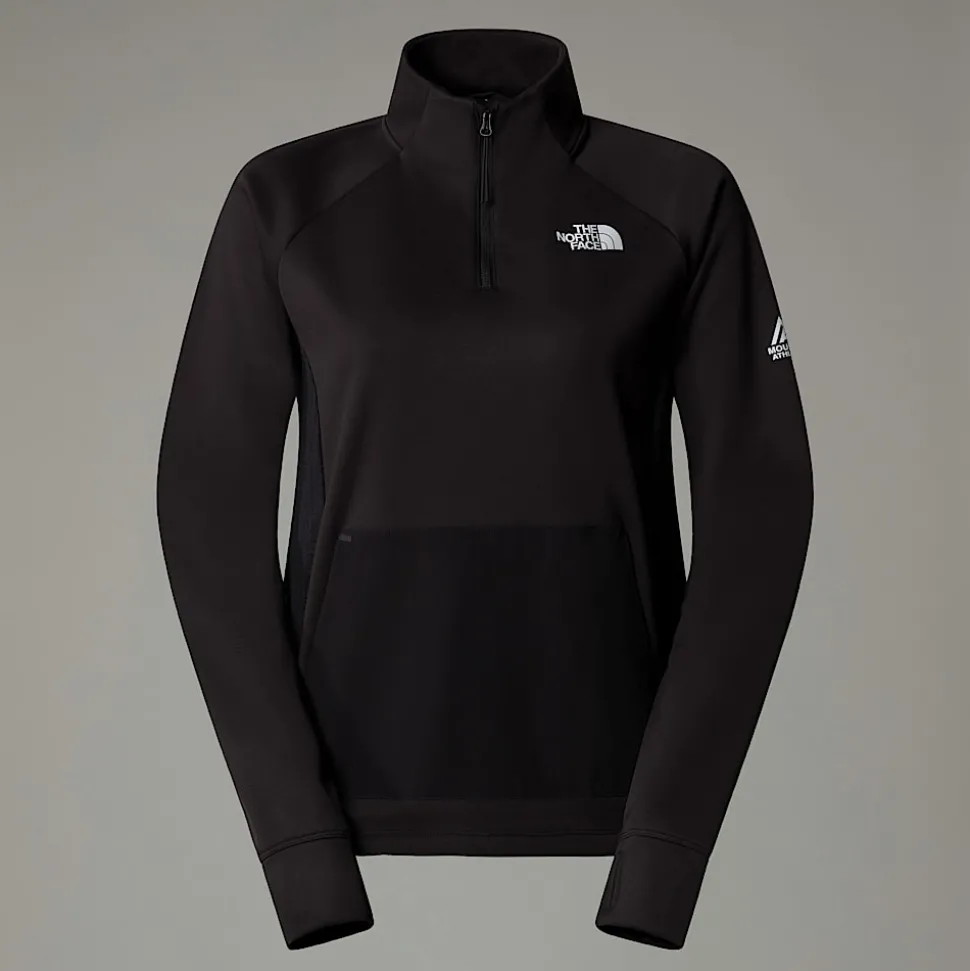 Forro Polar Con Cremallera De 1/4 Para Mujer