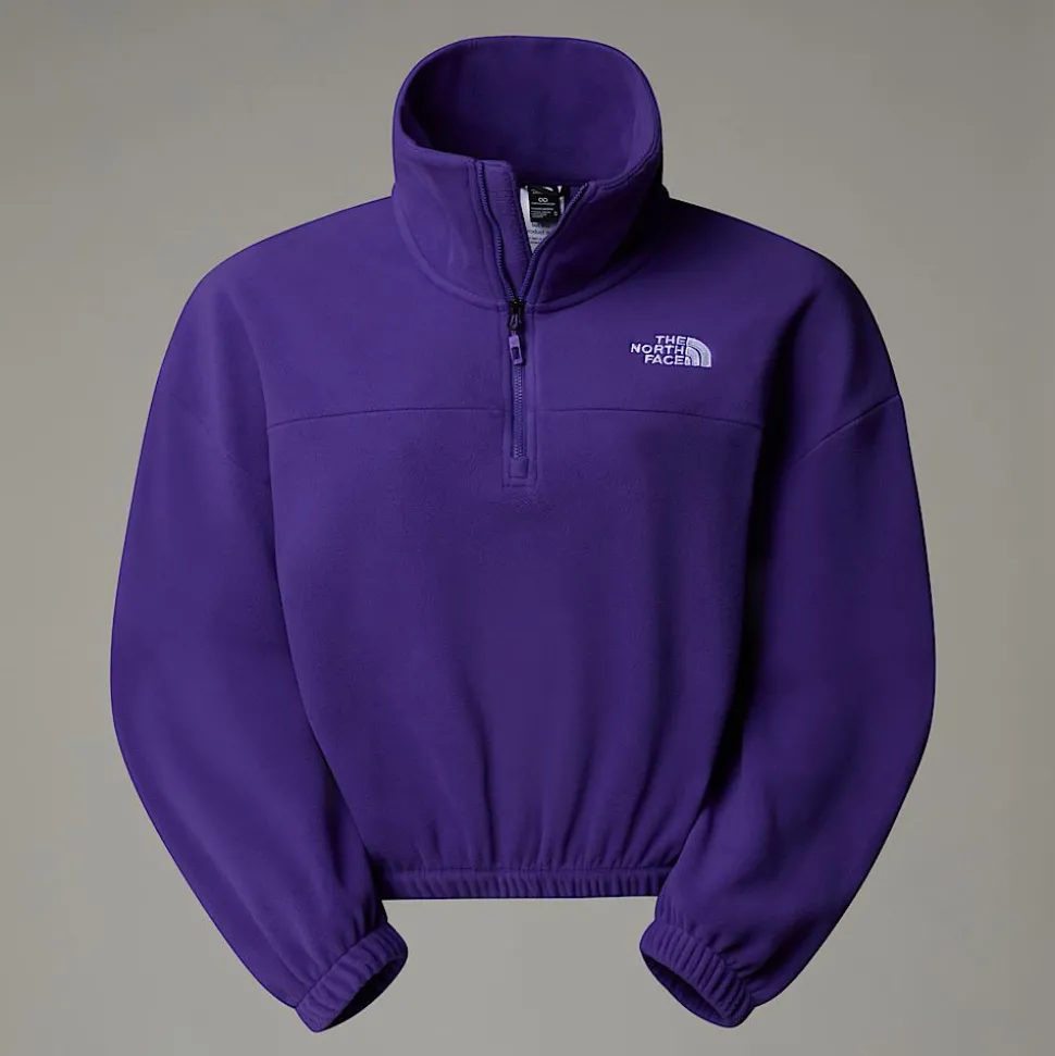 Forro Polar Con Cremallera De 1/2 Glacier 100 Para Mujer