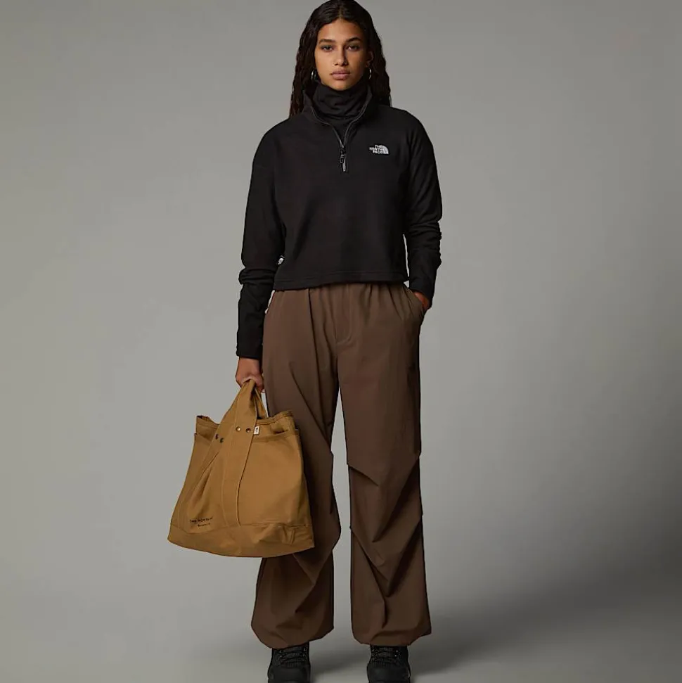 Forro Polar Corto Con Cremallera De 1/4 Glacier 100 Para Mujer