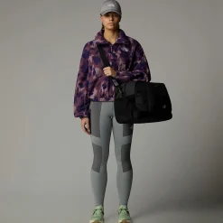 Forro Polar Estampado Con Cremallera De 1/4 Para Mujer