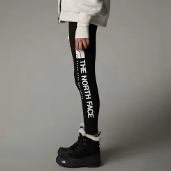 Mallas Con Estampado Gráfico Vertical Para Niña