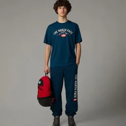 Pantalón De Chándal Con Estampado Gráfico Varsity Para Hombre