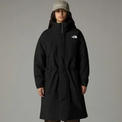 Parka Larga Acolchada Para Mujer