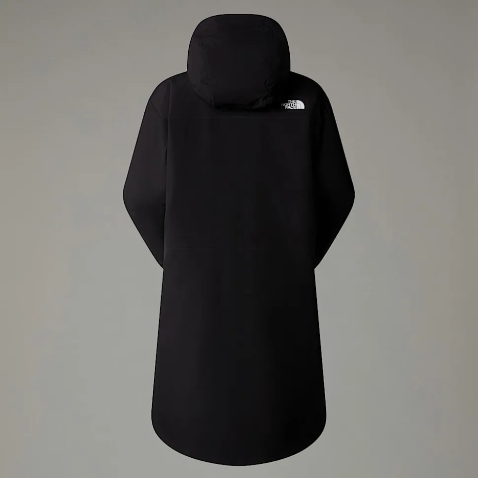 Parka Larga Acolchada Para Mujer