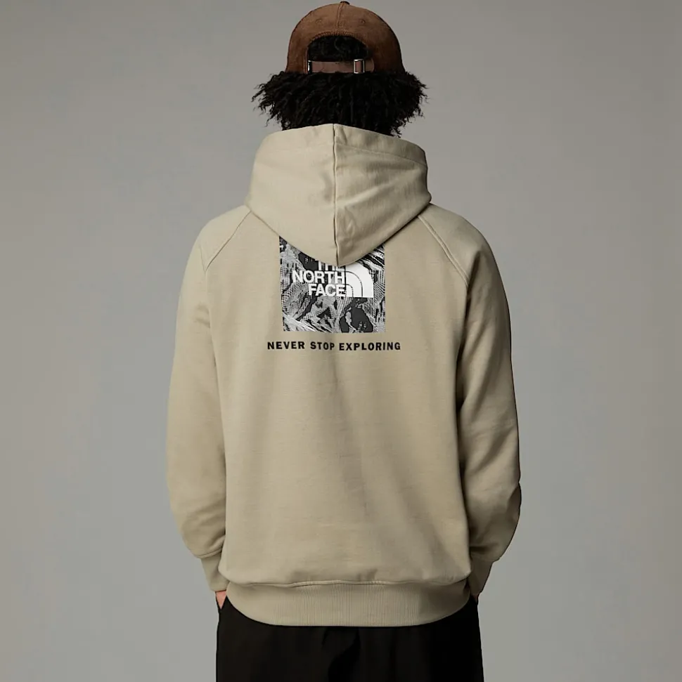 Sudadera Con Capucha, Manga Raglán Estampado Gráfico Para Hombre