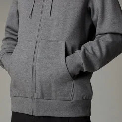 Sudadera Con Capucha Y Cremallera Integral Simple Dome Para Hombre