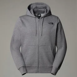 Sudadera Con Capucha Y Cremallera Integral Simple Dome Para Hombre