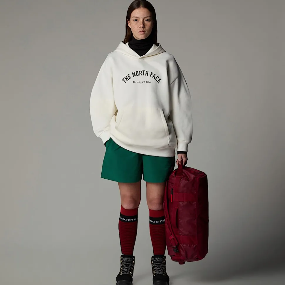 Sudadera Con Capucha Y Estampado Gráfico Varsity Para Mujer