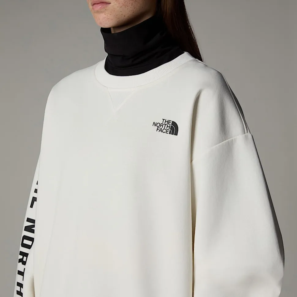 Sudadera Con Estampado Gráfico Varsity Para Mujer