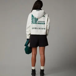 Sudadera Corta Con Capucha Coordinates Para Mujer