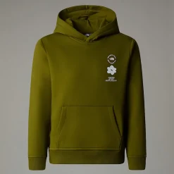 Sudadera Holgada Con Estampado Gráfico Flower Para Niña