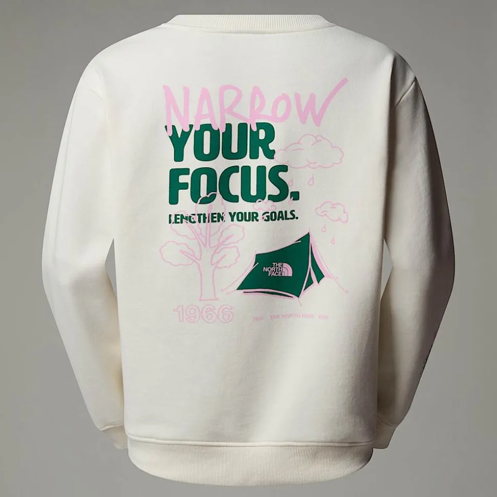 Sudadera Holgada Outdoor Multi Graphic Para Mujer