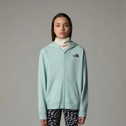 Sudadera Ligera Con Capucha Y Cremallera Integral Oversized Para Niña